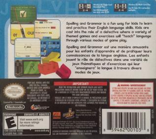 Kids Learn Spelling and Grammar: A+ Edition - Box - Back (North America) - 1400x1239