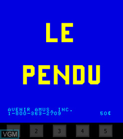 Le Pendu - Screenshot - Game Title (null) - 256x290