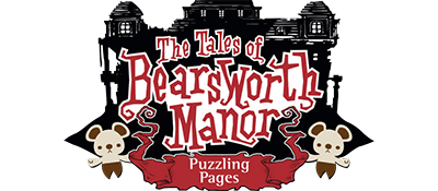 The Tales of Bearsworth Manor: Puzzling Pages - Clear Logo (null) - 400x175