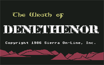 Wrath of Denethenor - Screenshot - Game Title (null) - 320x200