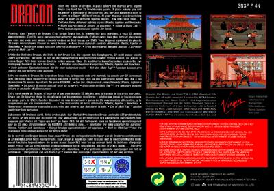 Dragon: The Bruce Lee Story - Box - Back (Europe) - 2103x1477