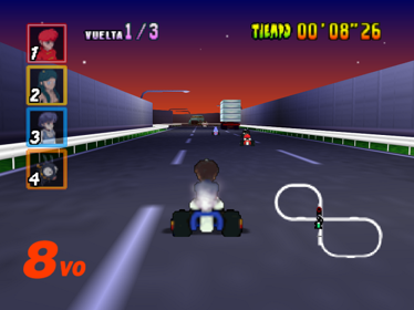 Ranma ½ Kart 64 - Screenshot - Gameplay (South America) - 640x480