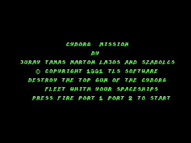 Cyborg Mission - Screenshot - Game Title (null) - 681x511