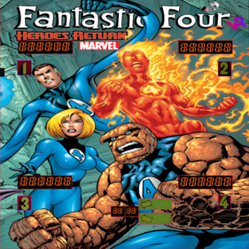 Fantastic Four (Iceman) - Arcade - Marquee (null) - 821x821