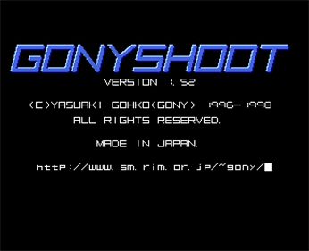 Gonyshoot - Screenshot - Game Title (null) - 648x526