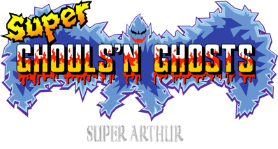 Super Ghouls 'N Ghosts: Super Arthur - Clear Logo (null) - 3914x2102