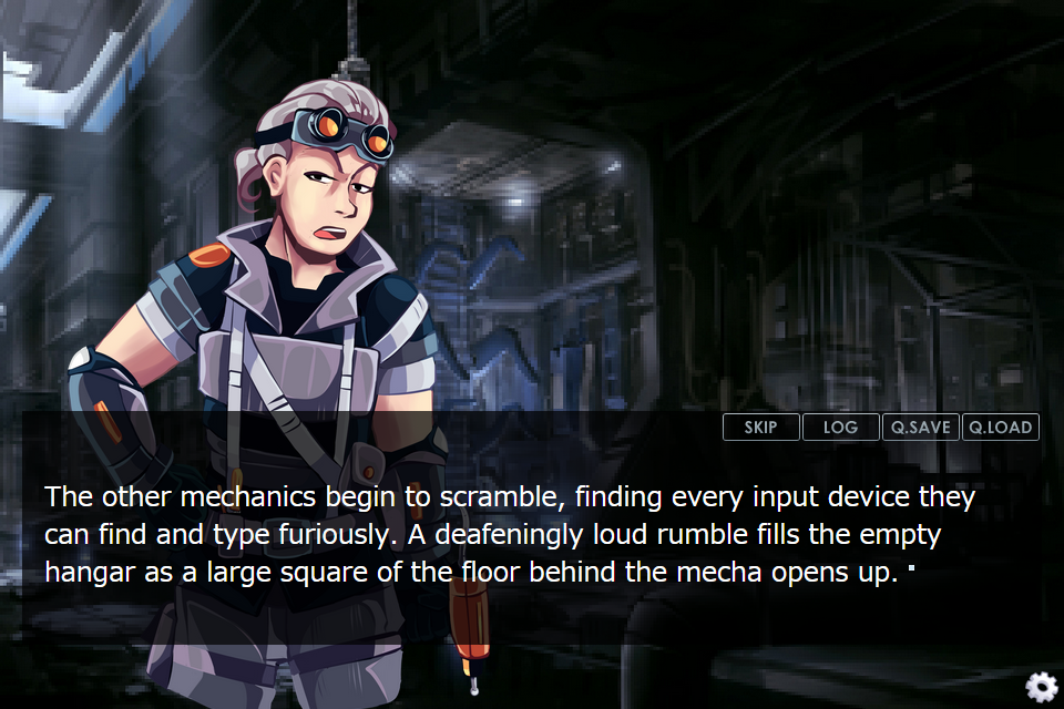 Illustration of Mech_Romancer: A Transhumanist Robot Dating Simulator