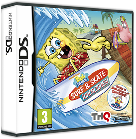SpongeBob's Surf & Skate Roadtrip - Box - 3D (Spain) - 587x598