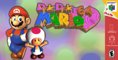Doki Doki Mario 64 - Fanart - Box - Front (North America) - 320x164