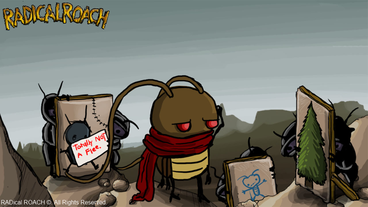 Illustration of Radical Roach
