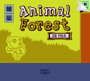 Animal Forest: GB Folk - Screenshot - Game Title (World) - 160x144