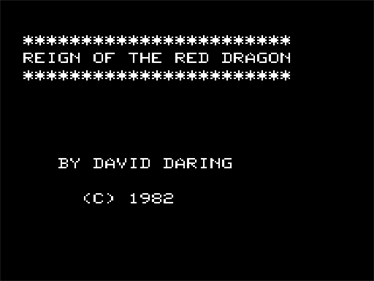 Reign of the Red Dragon - Screenshot - Game Title (North America) - 512x384