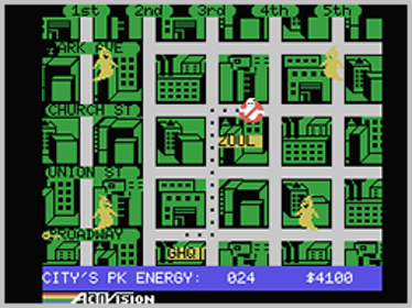 Ghostbusters (Opcode Games) - Screenshot - Gameplay (World) - 256x192