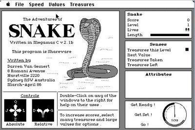 The Adventures of Snake - Screenshot - Game Title (World) - 512x342