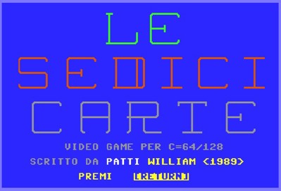 Le Sedici Carte - Screenshot - Game Title (null) - 607x414