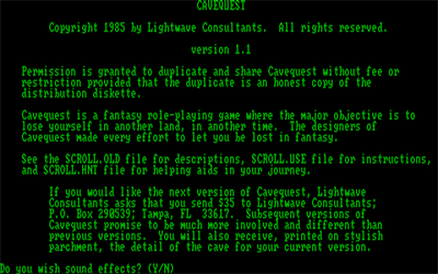 Cavequest - Screenshot - Game Title (null) - 640x400