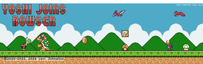 Yoshi Joins Bowser - Banner (null) - 960x304