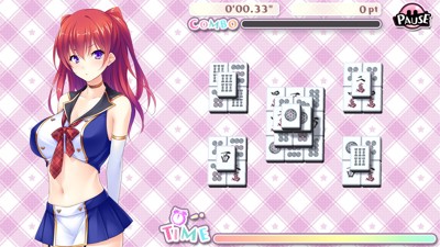 Delicious! Pretty Girls Mahjong Solitaire - Screenshot - Gameplay (null) - 1280x720