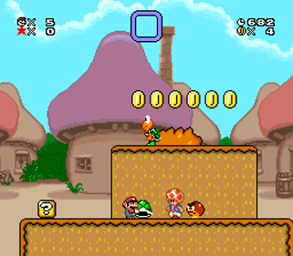 Super Mario: The Quest for Breakfast - Screenshot - Gameplay (World) - 256x224