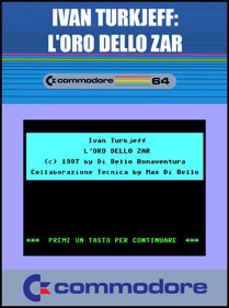 Ivan Turkjeff: L'Oro dello Zar - Fanart - Box - Front (null) - 798x1072