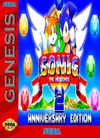 Sonic the Hedgehog 2: Anniversary Edition - Fanart - Box - Front (null) - 205x281