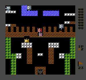 Battle City II - Screenshot - Gameplay (World) - 256x240