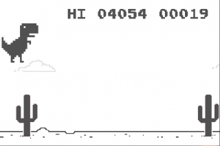 Illustration of Google Dino Advance