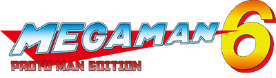 Mega Man 6: Proto Man Edition - Clear Logo (World) - 1000x287