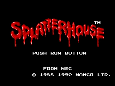 Splatterhouse - Screenshot - Game Title (North America) - 640x480