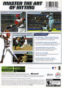 MVP Baseball 2004 - Box - Back (North America) - 1521x2156