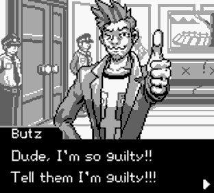 Phoenix Wright: Ace Attorney - Screenshot - Gameplay (null) - 160x144