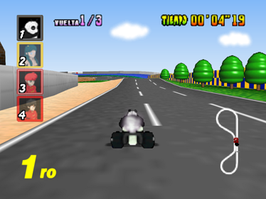 Ranma ½ Kart 64 - Screenshot - Gameplay (South America) - 640x480