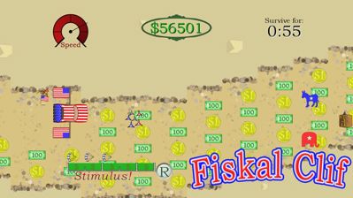 Fiskal Clif - Screenshot - Gameplay (World) - 1000x562