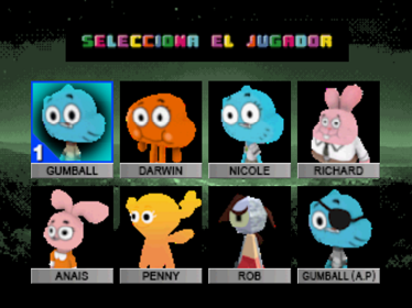 Gumball Kart 64 - Screenshot - Game Select (South America) - 640x480