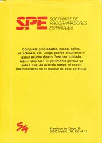 Megametropoli - Box - Back (Spain) - 940x1310