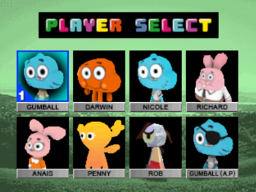 Gumball Kart 64 - Screenshot - Game Select (North America) - 640x480
