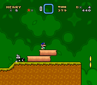 Super Mario World: Henry's Adventure - Screenshot - Gameplay (null) - 256x224