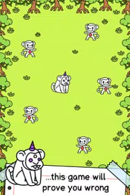Monkey Evolution: Idle Clicker - Screenshot - Gameplay (World) - 200x300