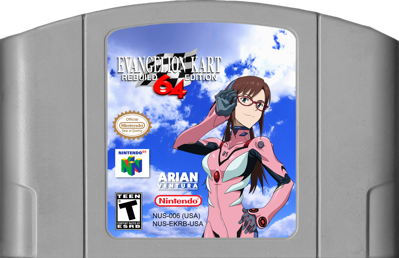 Evangelion Kart 64: Rebuild Edition - Cart - Front (North America) - 1738x1125