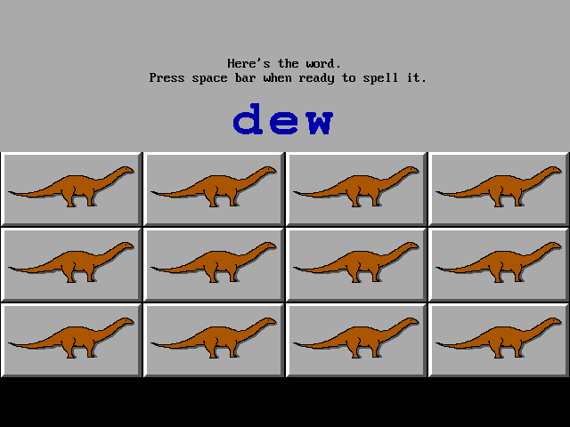 Illustration of Jurassic Spelling