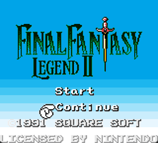 Final Fantasy Legend II DX - Screenshot - Game Title (null) - 160x144