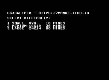 C64Sweeper - Screenshot - Game Title (null) - 677x500