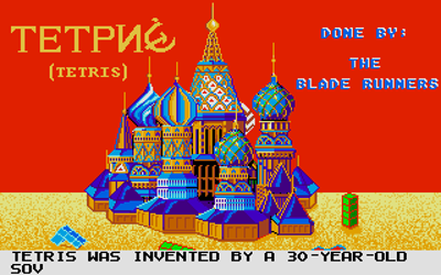 Tetris: The Soviet Challenge - Screenshot - Game Title (null) - 320x200
