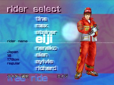 Snowboard Heaven - Screenshot - Gameplay (Japan) - 1440x1080