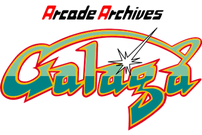 Arcade Archives: Galaga - Clear Logo (World) - 409x275