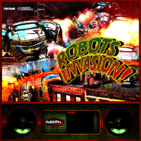 Robots Invasion - Arcade - Marquee (World) - 1024x1024