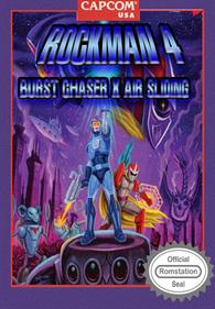Rockman 4: Burst Chaser X Air Sliding - Fanart - Box - Front (North America) - 487x700