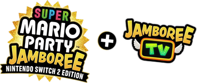 Super Mario Party Jamboree: Nintendo Switch 2 Edition + Jamboree TV - Clear Logo (null) - 1104x467