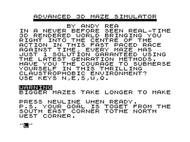 Advanced 3D Maze Simulator - Screenshot - Game Title (null) - 1280x960