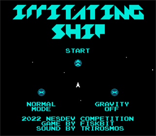 Irritating Ship - Screenshot - Game Title - 256x224